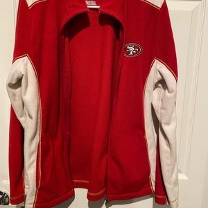 Large fleece SF 49er jacket